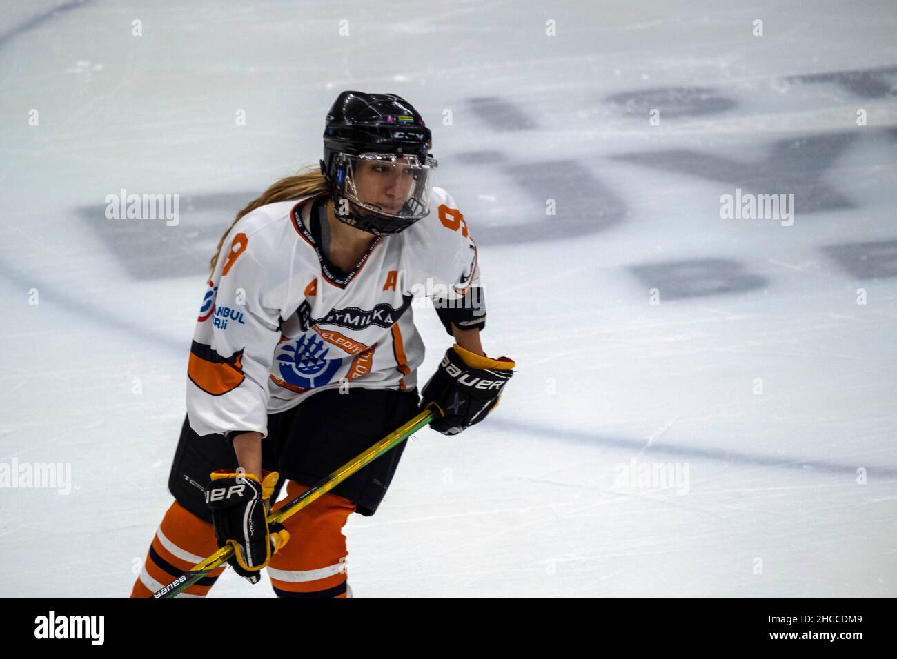 Istanbul İbb - équipes Flash Ice Club dans la Super League féminine de la Fédération turque de hockey sur glace Banque D'Images