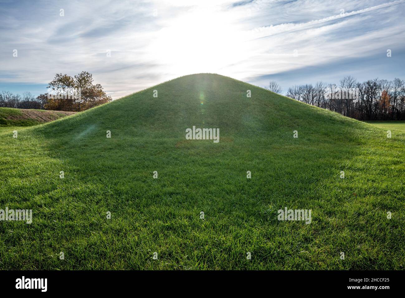 Hopewell Culture NHP , groupe de la ville de Mound Banque D'Images