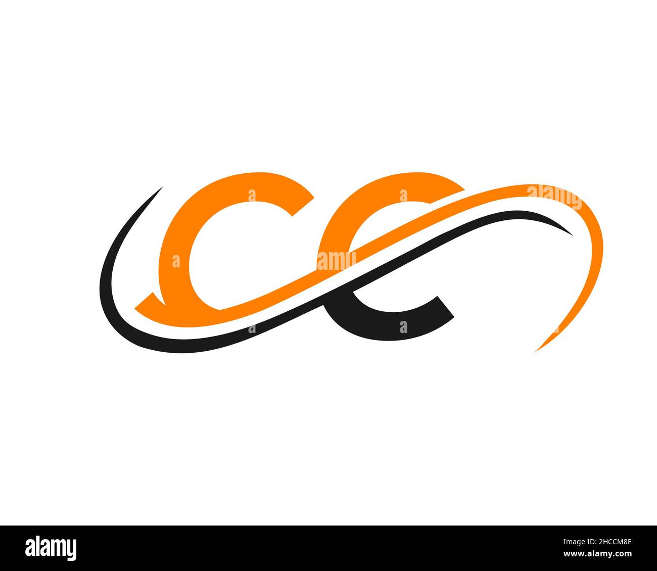 CC logo Design for Financial, Development, Investment, Real Estate and Management Company Vector Template. LOGO commercial lié à une lettre CC. CC initial Illustration de Vecteur