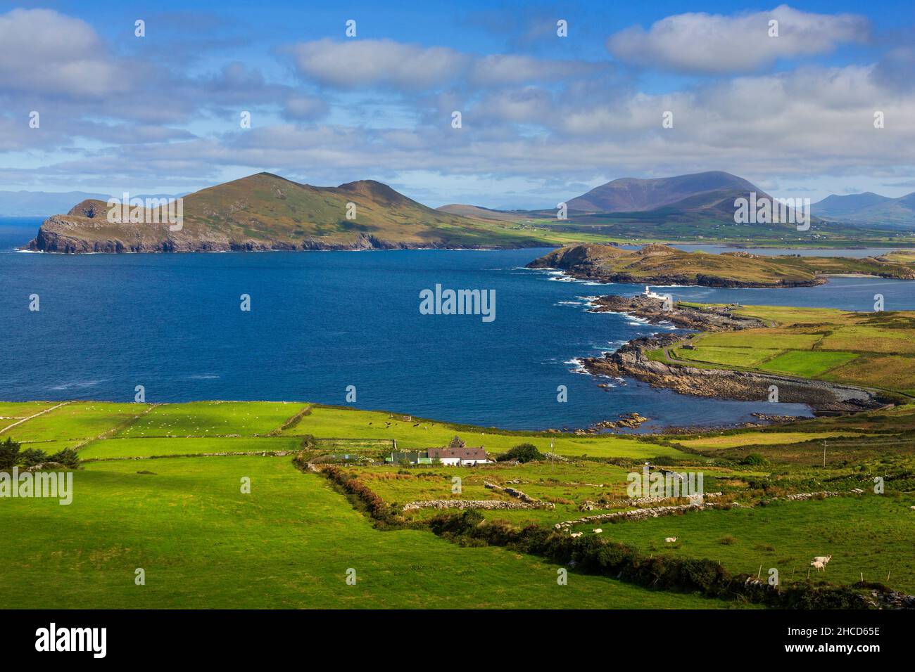 Cromwell point, île de Valentia, comté de Kerry, Irlande Banque D'Images