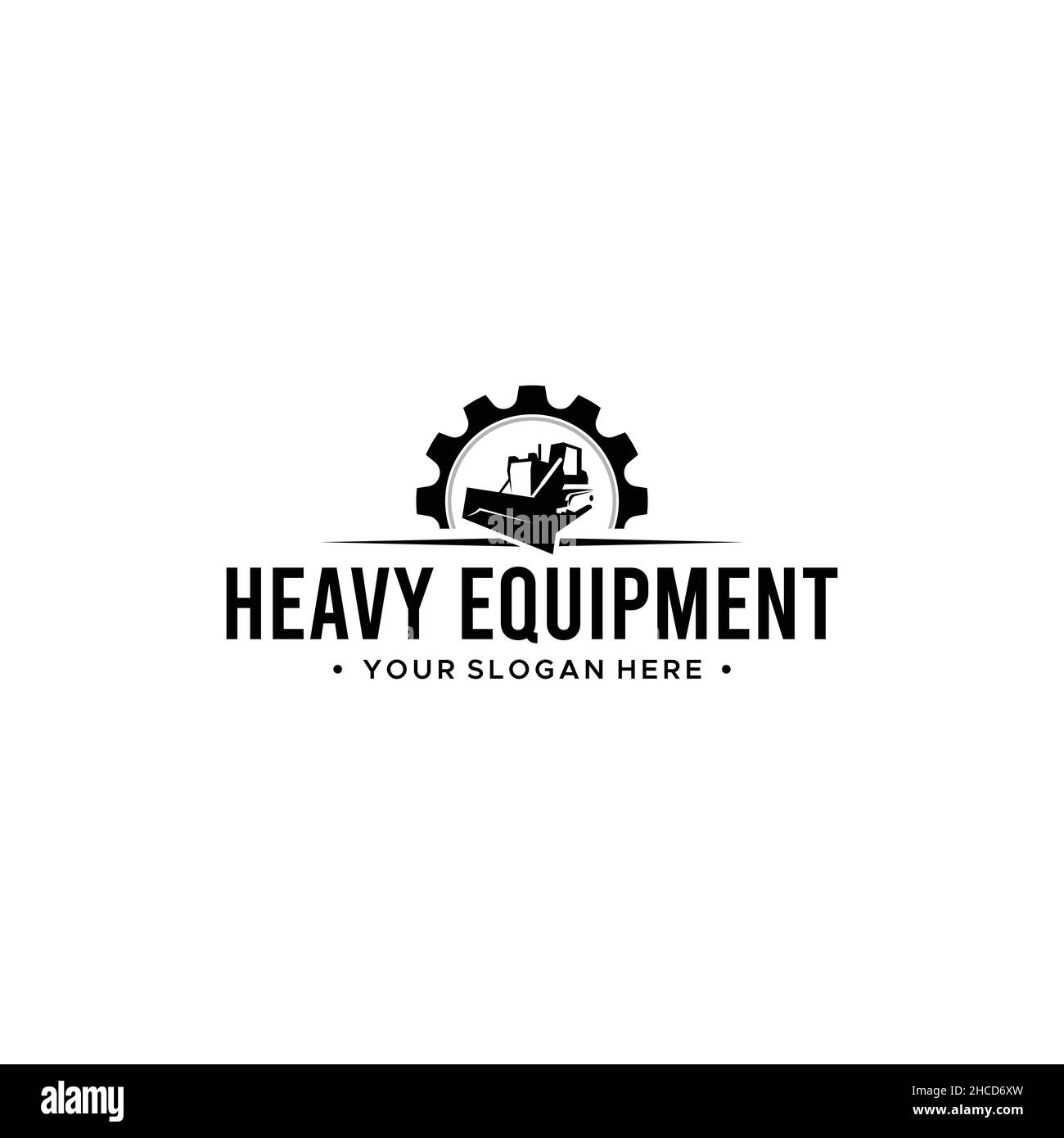 Design minimaliste et plat AVEC GROS logo Illustration de Vecteur