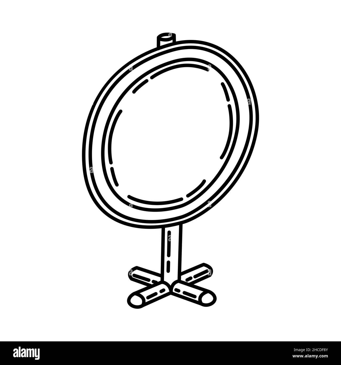 Aucune entrée pour les véhicules faisant partie des panneaux de signalisation obligatoire et d'interdiction icône dessinée à la main définir le vecteur. Illustration de Vecteur