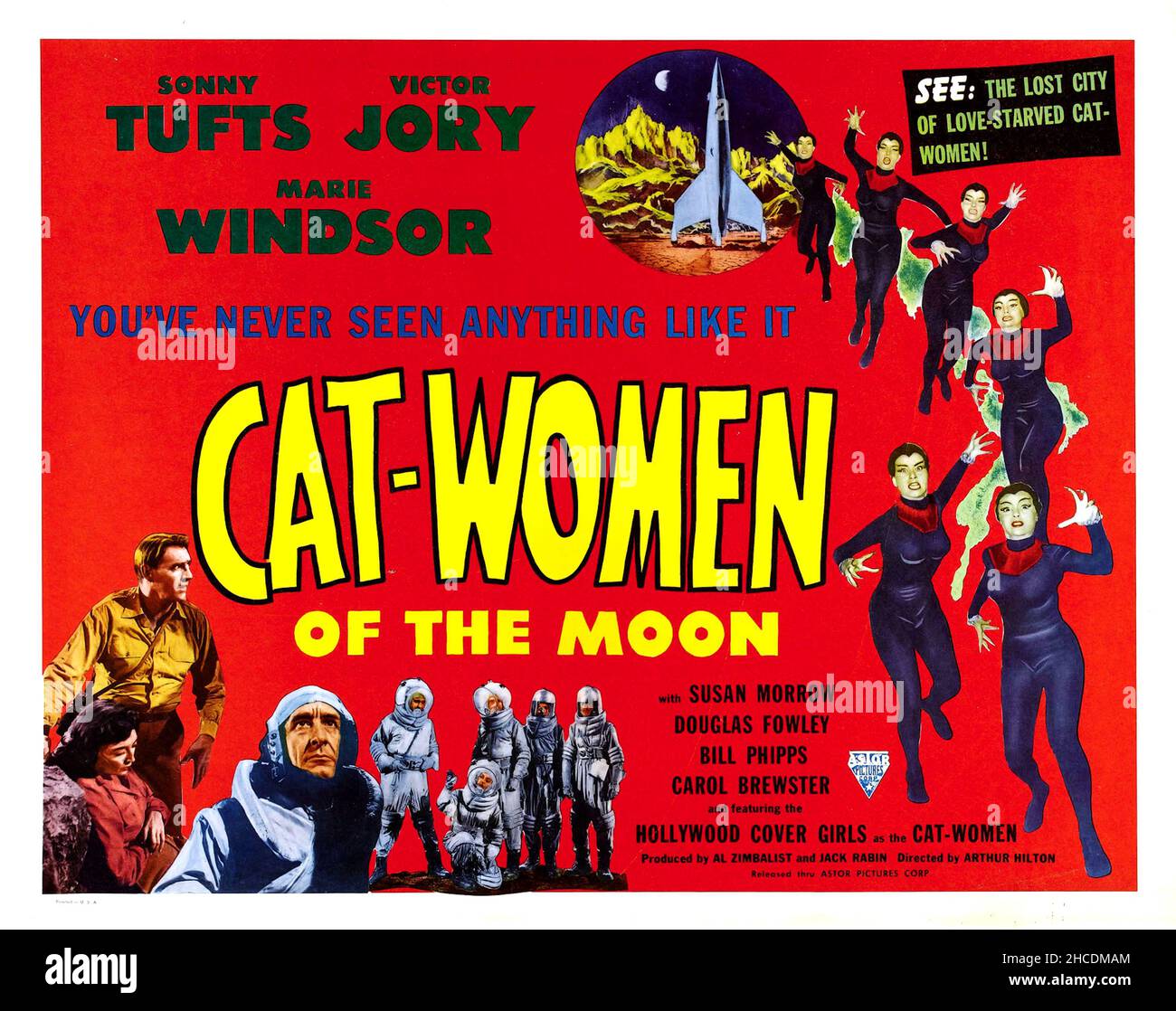 Cat-femmes de la Lune - vous n'avez jamais rien de tel - 1953 Banque D'Images