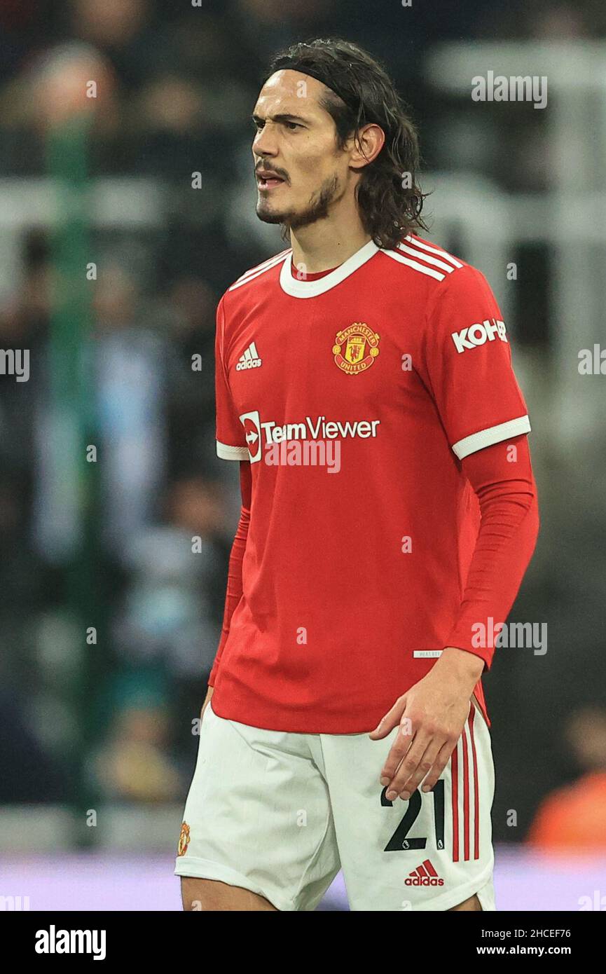 Newcastle, Royaume-Uni.27th décembre 2021.Edinson Cavani #21 de Manchester United pendant le match à Newcastle, Royaume-Uni le 12/27/2021.(Photo de Mark Cosgrove/News Images/Sipa USA) crédit: SIPA USA/Alay Live News Banque D'Images