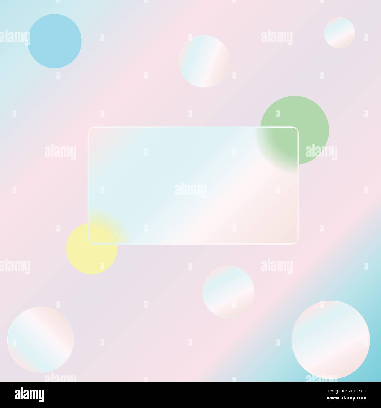 arrière-plan dégradé pour la conception de sites web en style de glassmorphisme, espace de copie, espace pour le texte Illustration de Vecteur