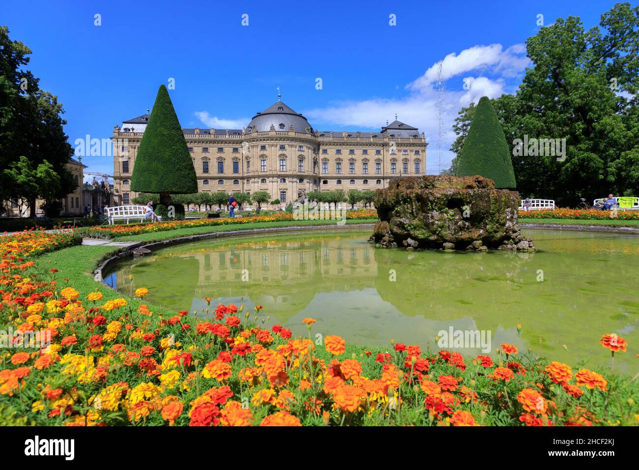 Würzburg, Allemagne : Résidence Würzburg Banque D'Images