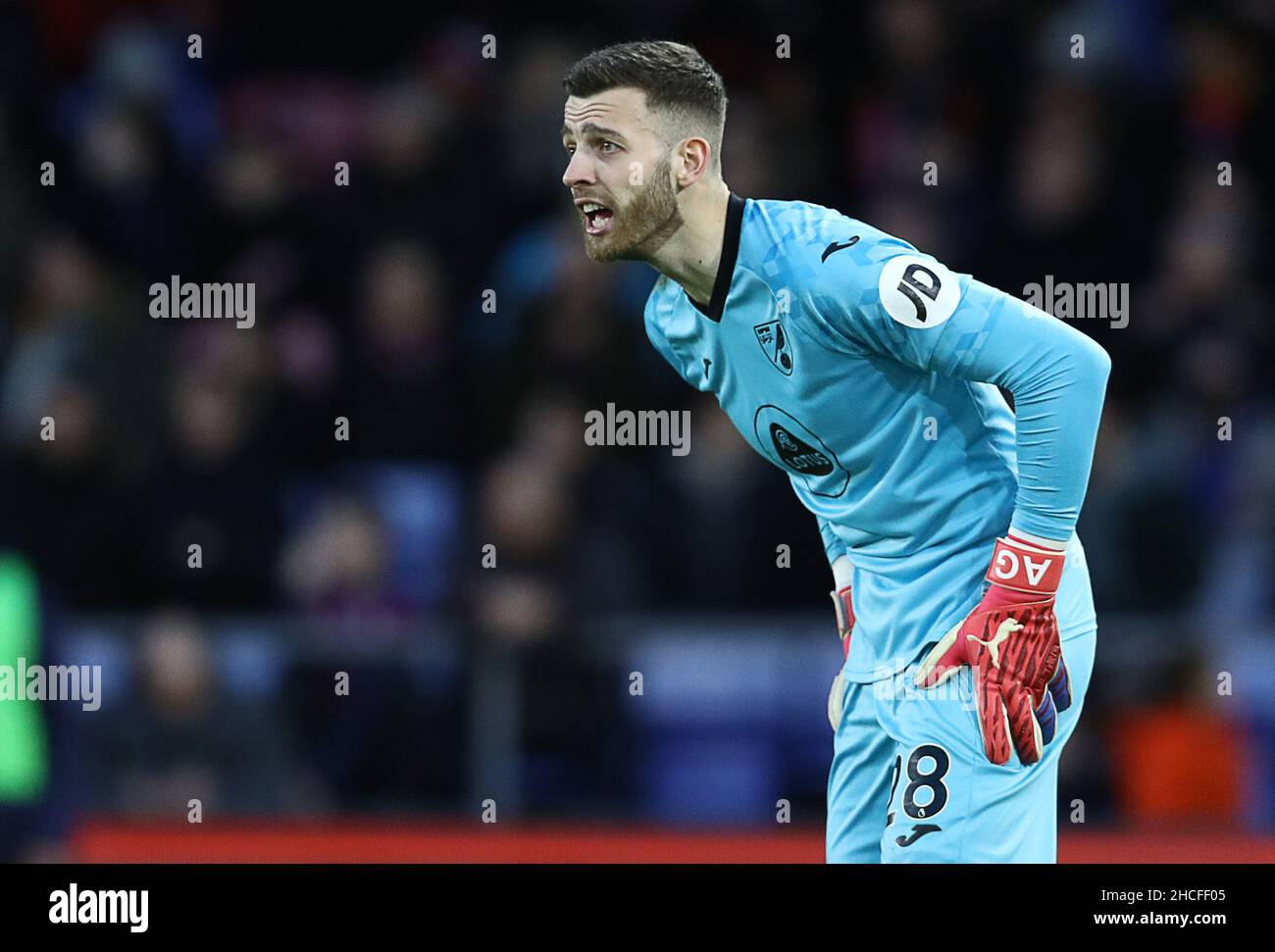 Londres, Royaume-Uni.28th décembre 2021.Angus Gunn de Norwich City pendant le match de la Premier League à Selhurst Park, Londres.Le crédit photo devrait se lire: Paul Terry/Sportimage crédit: Sportimage/Alay Live News Banque D'Images