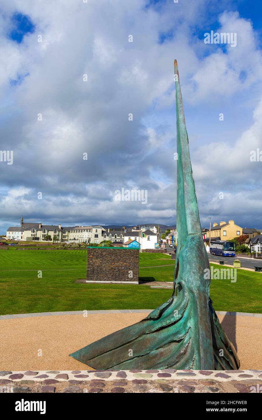 Arthach Dana Sculpture, Waterville, Comté de Kerry, Irlande Banque D'Images