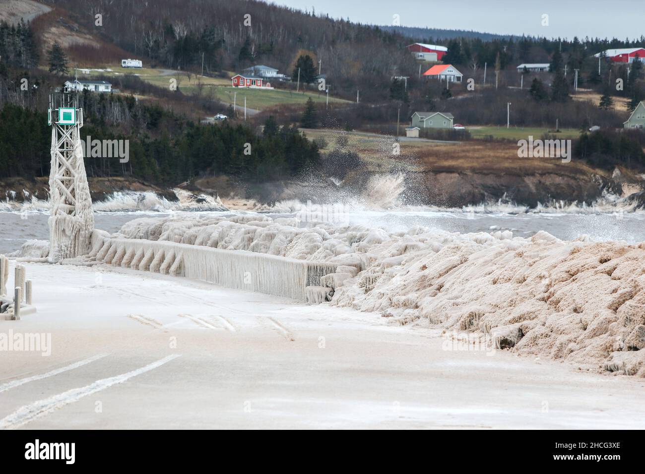 Arisaig, Nouvelle-Écosse, Canada, décembre 25 2021.Jetée d'Arisaig.Luke Durda/Alamy Banque D'Images