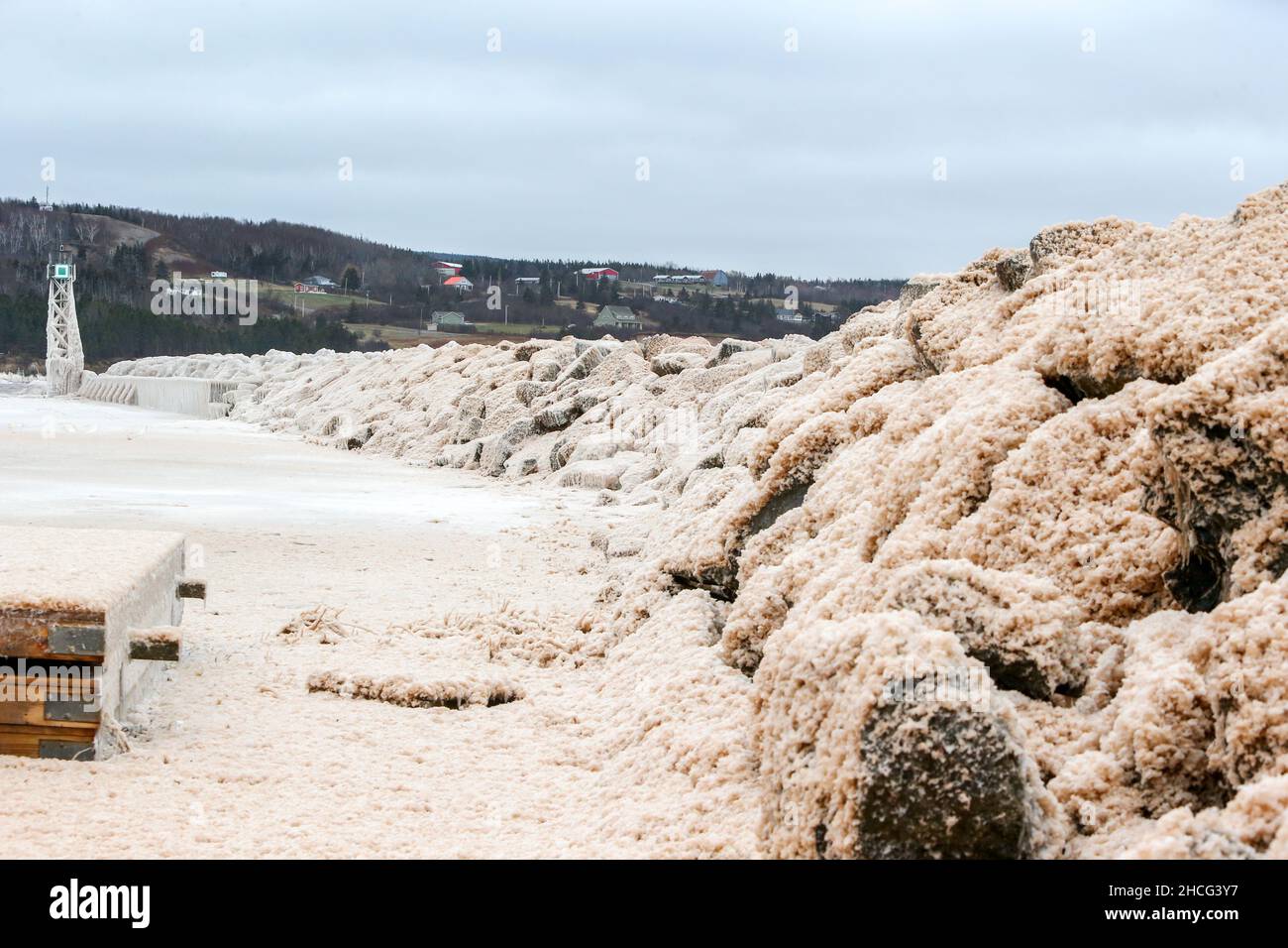 Arisaig, Nouvelle-Écosse, Canada, décembre 25 2021.Jetée d'Arisaig.Luke Durda/Alamy Banque D'Images