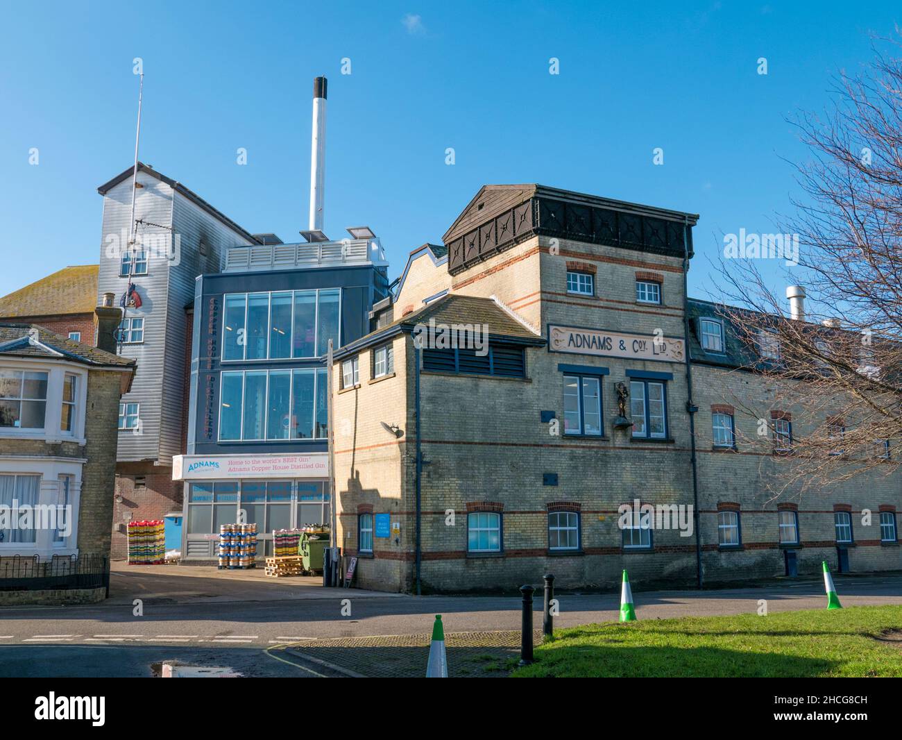 Adnams Brewery, Southwold, Suffolk Banque D'Images