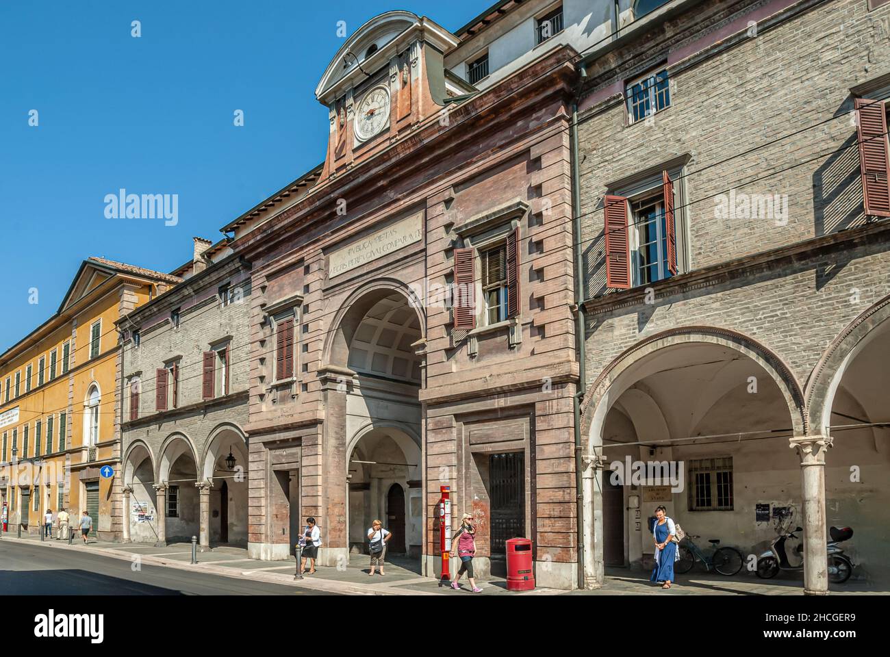 Ospedale Vecchio à Parme, a été l'hôpital de la ville du 15th siècle jusqu'à 1926, Emilie-Romagne, Italie Banque D'Images