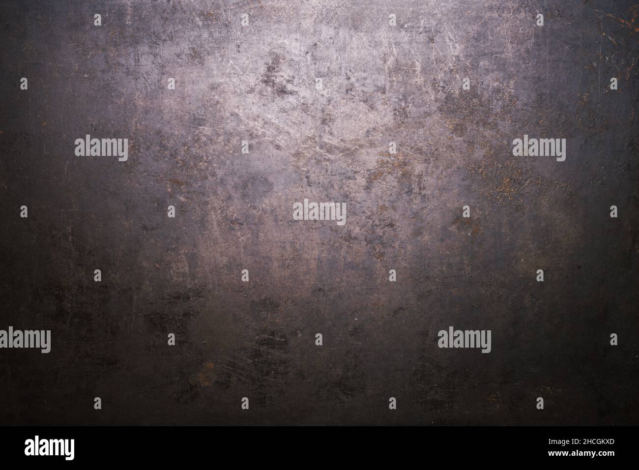 texture ou toile de fond en métal rouillé foncé Banque D'Images