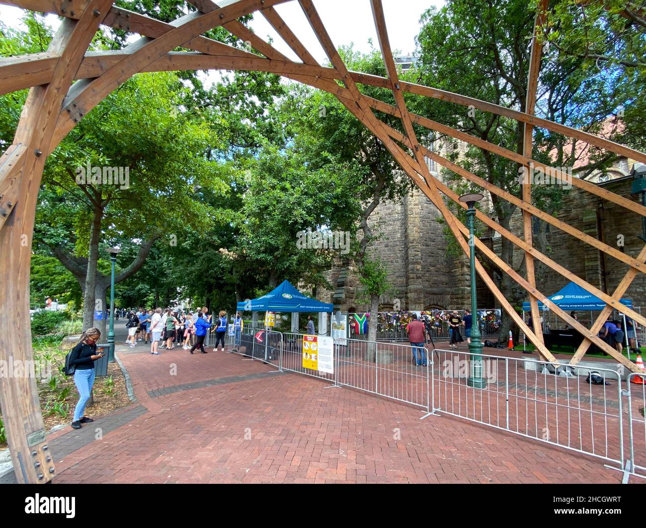 Mémorial de l'archevêque Desmond Tutu Banque D'Images