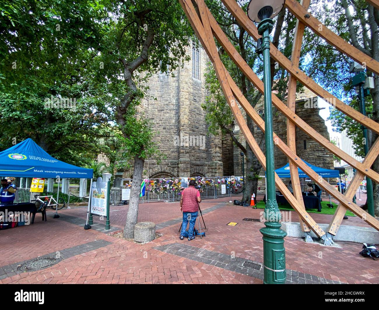 Mémorial de l'archevêque Desmond Tutu Banque D'Images