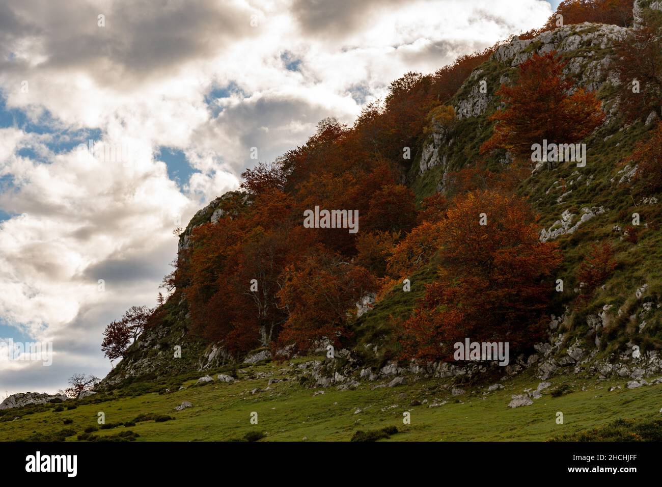 Chaîne de montagnes des Picos de Europa. Banque D'Images