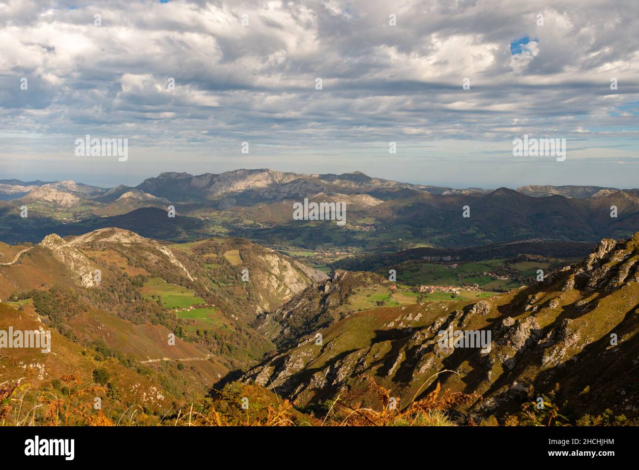 Chaîne de montagnes des Picos de Europa. Banque D'Images