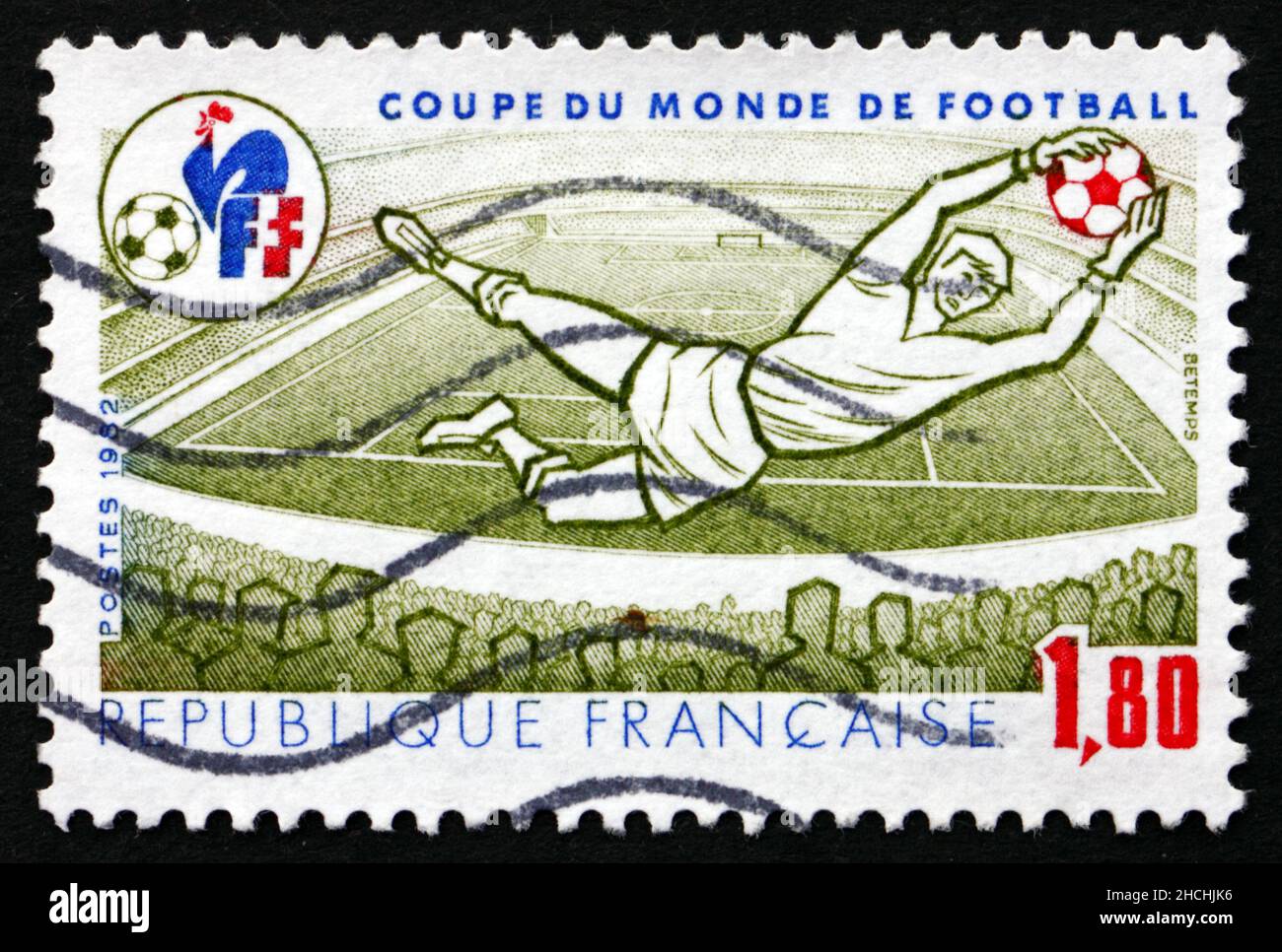Allemagne France fanion vintage finale coupe du monde 1982 banderin
