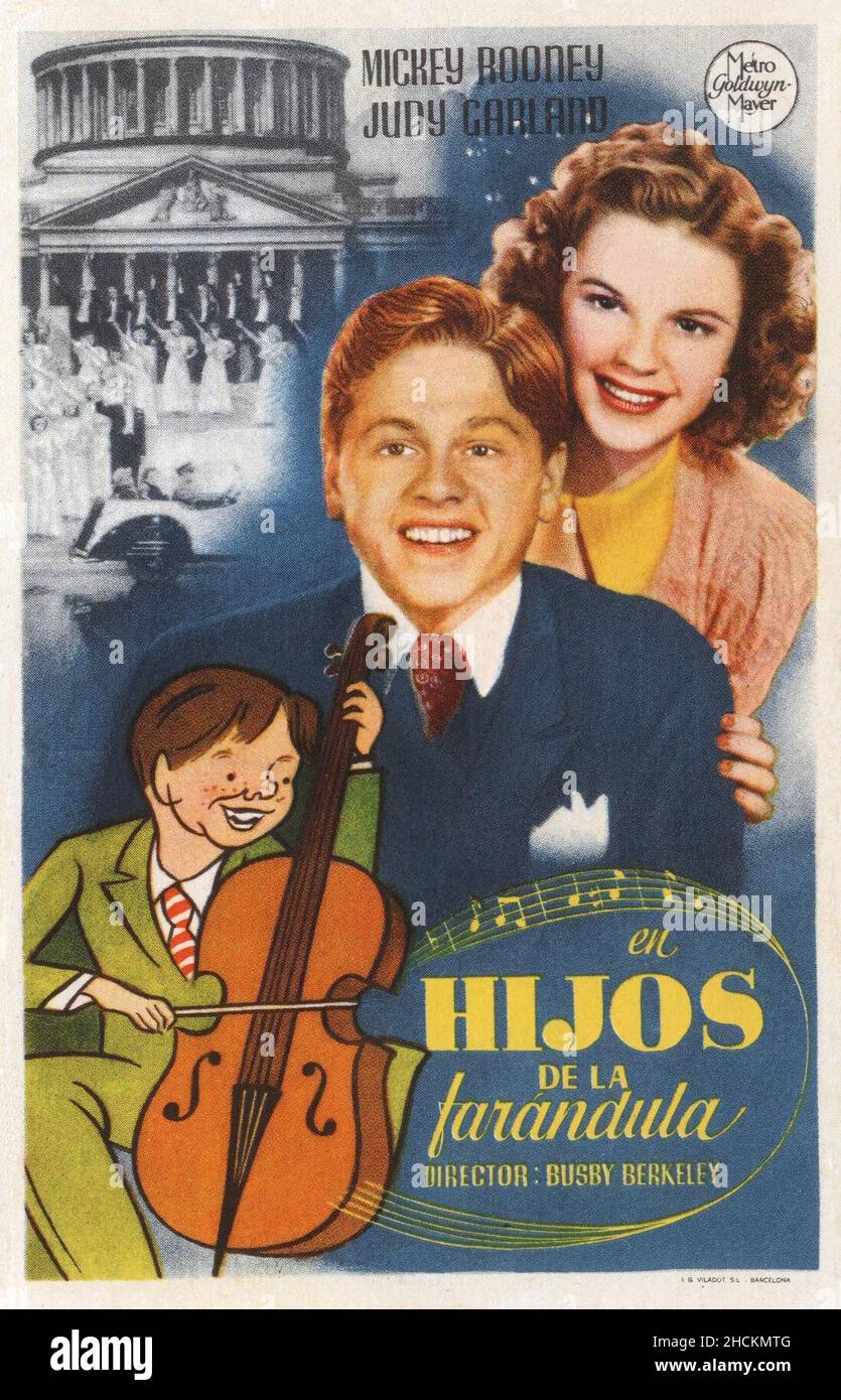 MICKEY ROONEY et JUDY GARLAND dans LES BABES DANS LES ARMES (1939), dirigé par BUSBY BERKELEY.Crédit: M.G.M./ Album Banque D'Images