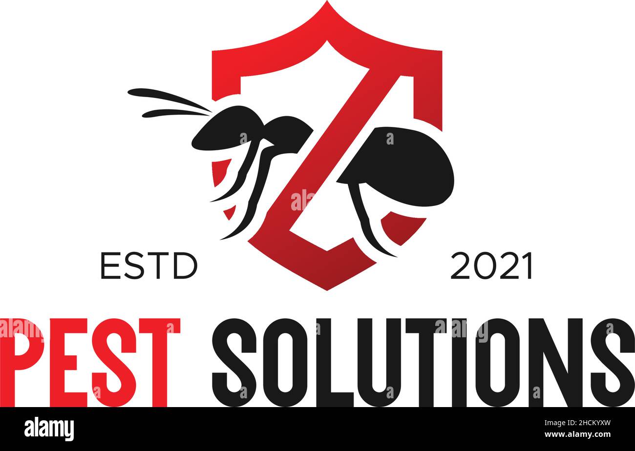 Design moderne et coloré, DESIGN du logo PEST SOLUTIONS Illustration de Vecteur