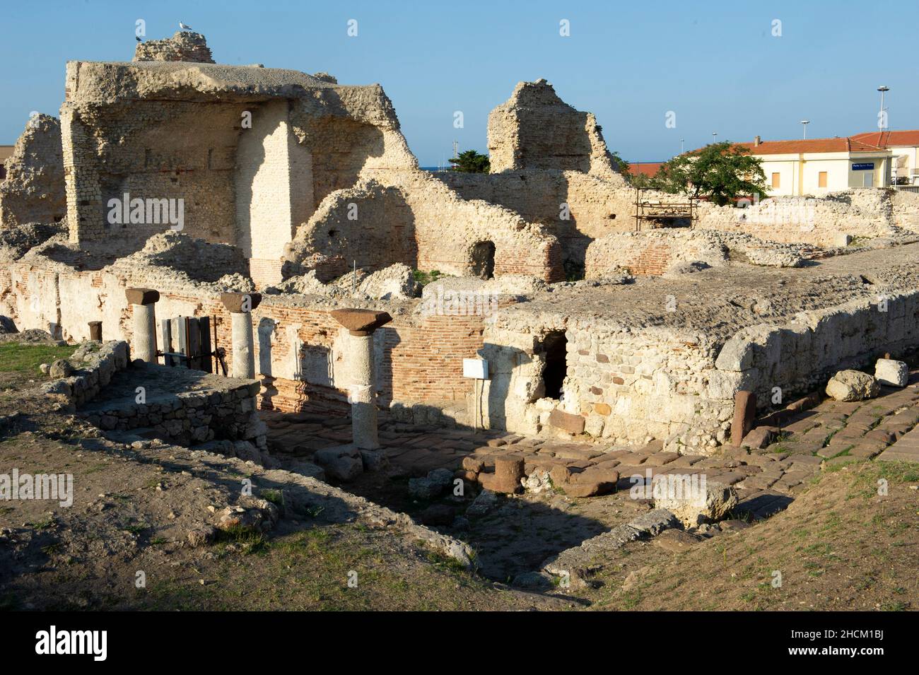 Europe, Italie, Sardaigne, Porto Torres, Parc archéologique de Turris Libanisonis et Musée archéologique national Antiquarium Turritanum Banque D'Images