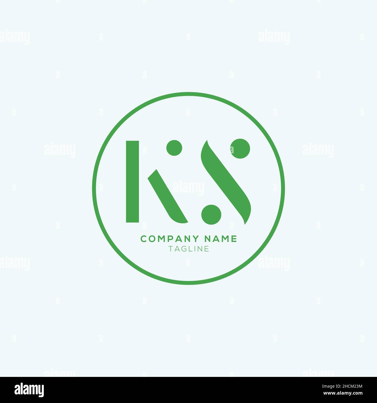 Creative moderne KS lettre Business logo Design Alphabet icône symbole vectoriel.Modèle élégant et créatif avec logo KS. Illustration de Vecteur