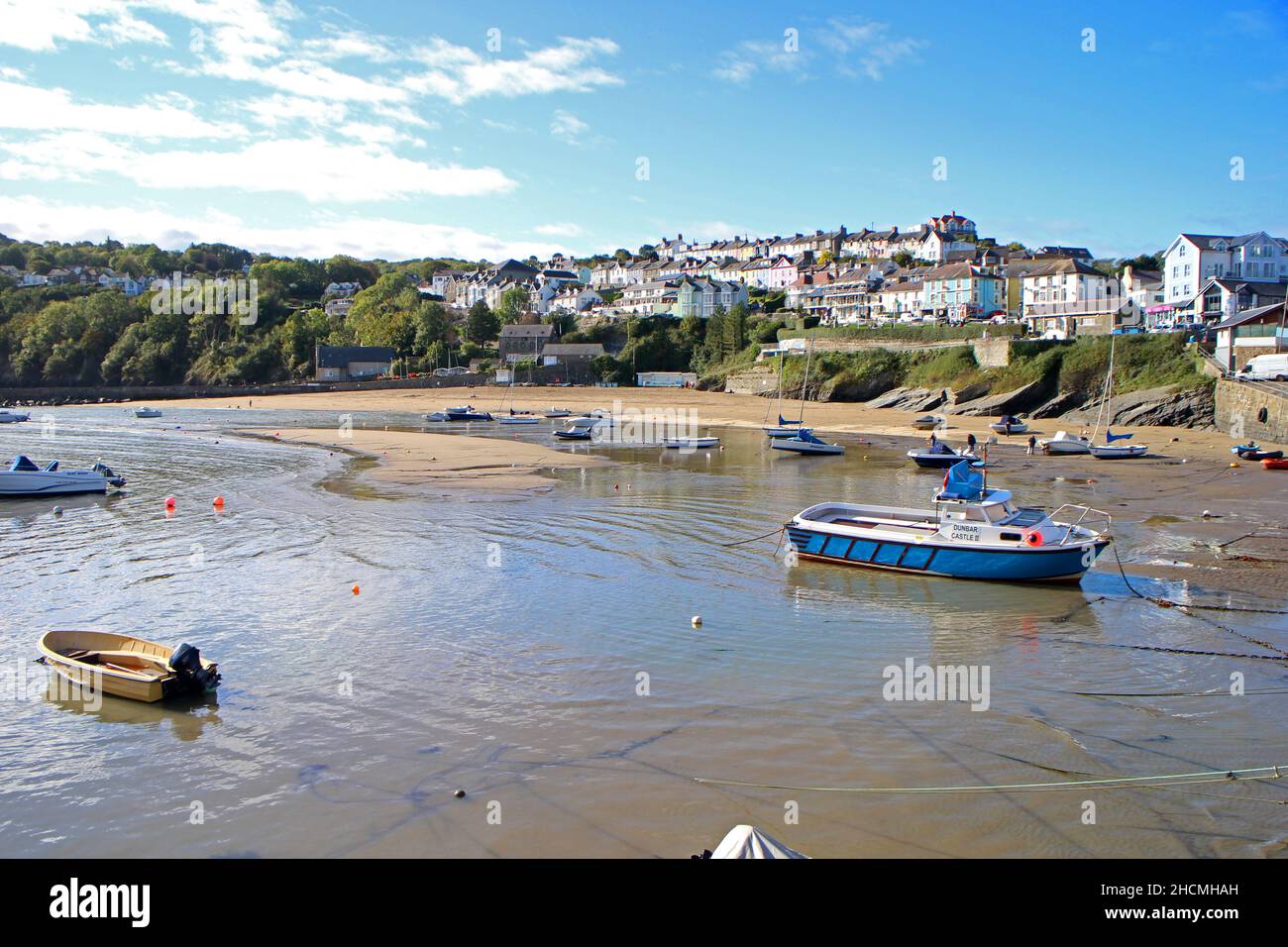 New Quay Harbour, Ceredigion, pays de Galles Banque D'Images