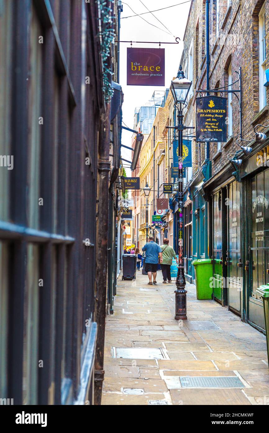 Passage de l'artillerie par Square Mile, Spitalfields, Londres, Royaume-Uni Banque D'Images