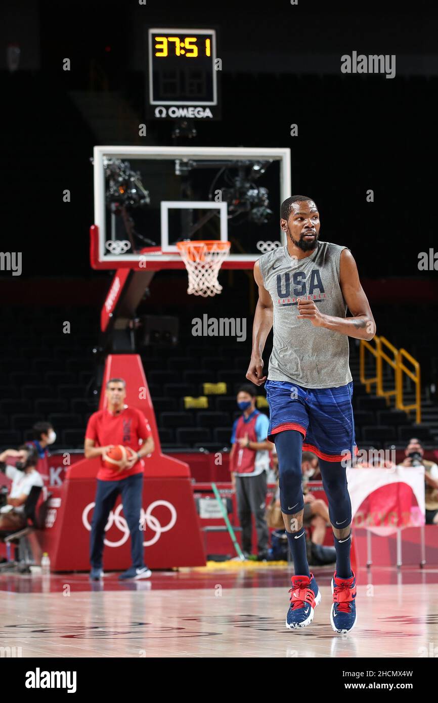25th JUILLET 2021 SAITAMA, JAPON Kevin DURANT des ÉtatsUnis en