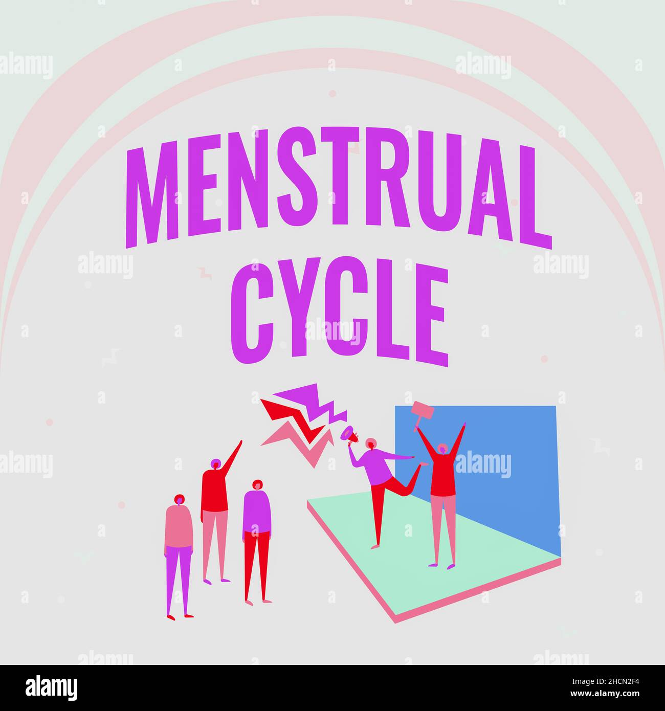 Signe Cycle Inspiration montrant le signe cycle menstruel.Idée d'affaires cycle ...