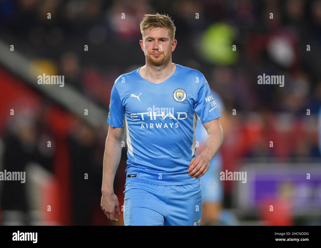 Kevin de Bruyne lors de la victoire de la Premier League au stade communautaire de Brentford photo : © Mark pain / Alamy Live News Banque D'Images