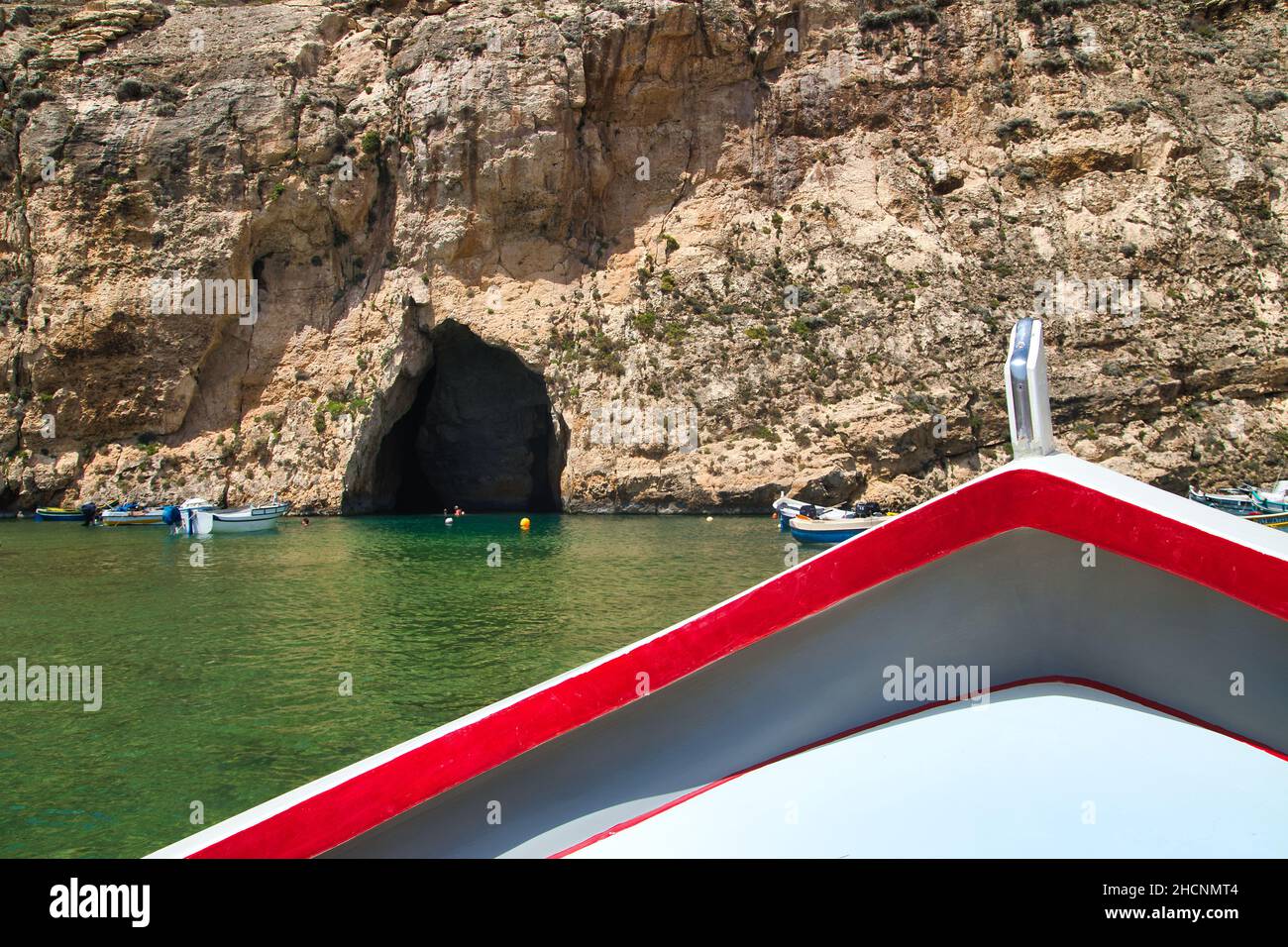 Mer intérieure à Gozo, Malte, en août 2021 Banque D'Images