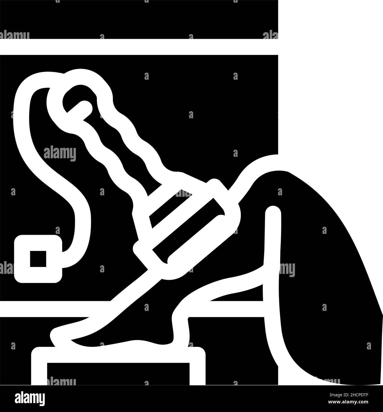 illustration vectorielle de l'icône d'épilation au laser Illustration de Vecteur