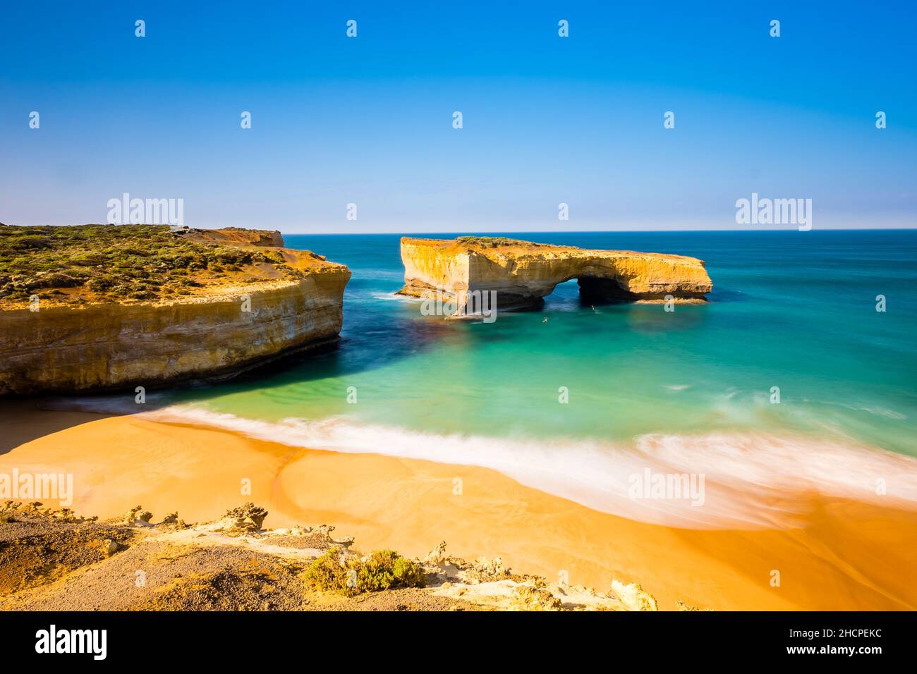 London Bridge dans le parc national de Port Campbell Banque D'Images