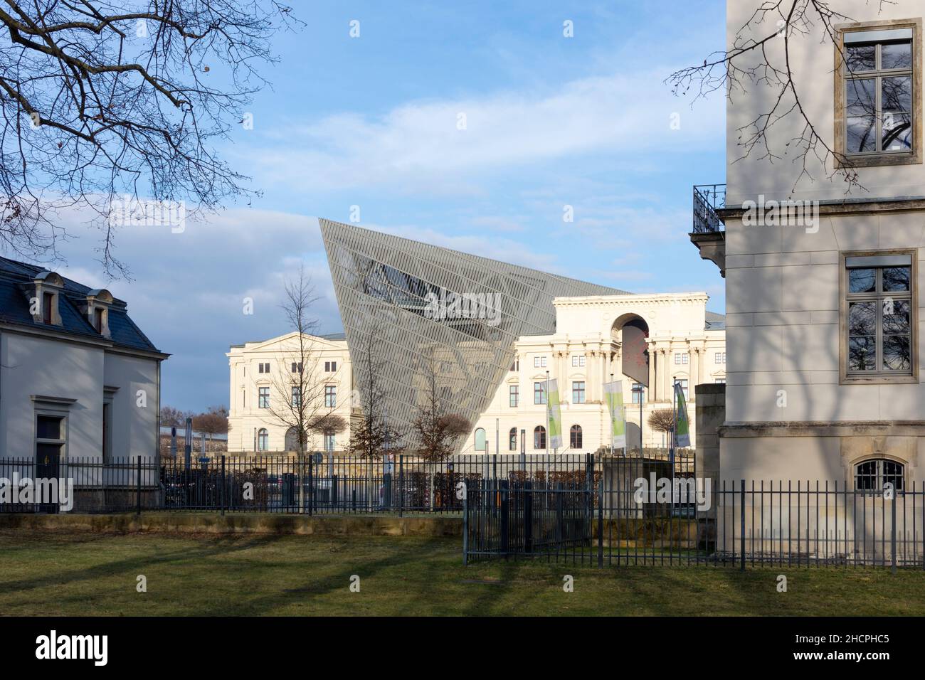 Dresde: Militärhistorisches Museum der Bundeswehr (Bundeswehr Militärhistorisches Museum), in , Saxe, Saxe, Allemagne Banque D'Images