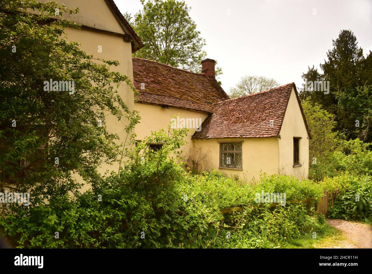 Willy Lott's Cottage, Flatford Mill, East Bergholt, Suffolk, Angleterre Banque D'Images