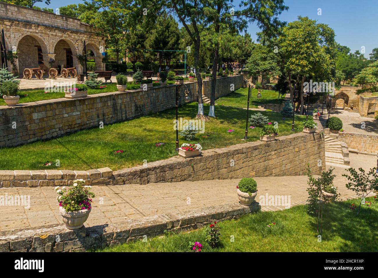 Forteresse de Naryn-Kala à Derbent, dans la République du Daghestan, en Russie Banque D'Images
