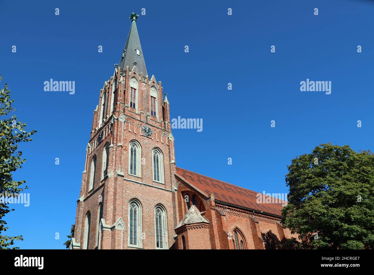 Église de Sainte-Anne à Liepaja, dans l'ouest de la Lettonie Banque D'Images