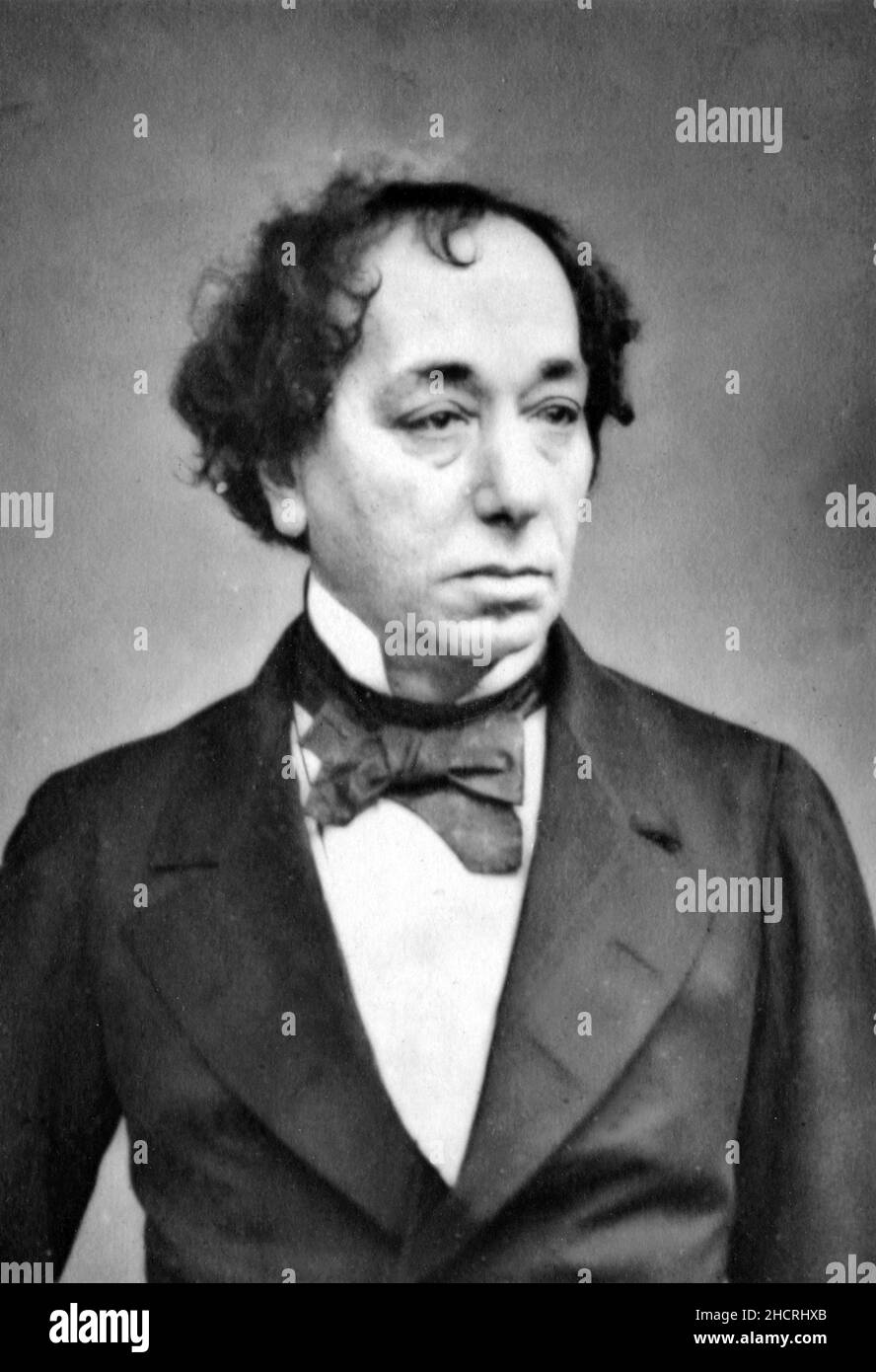 Benjamin Disraeli, premier ministre de la Grande-Bretagne Banque D'Images