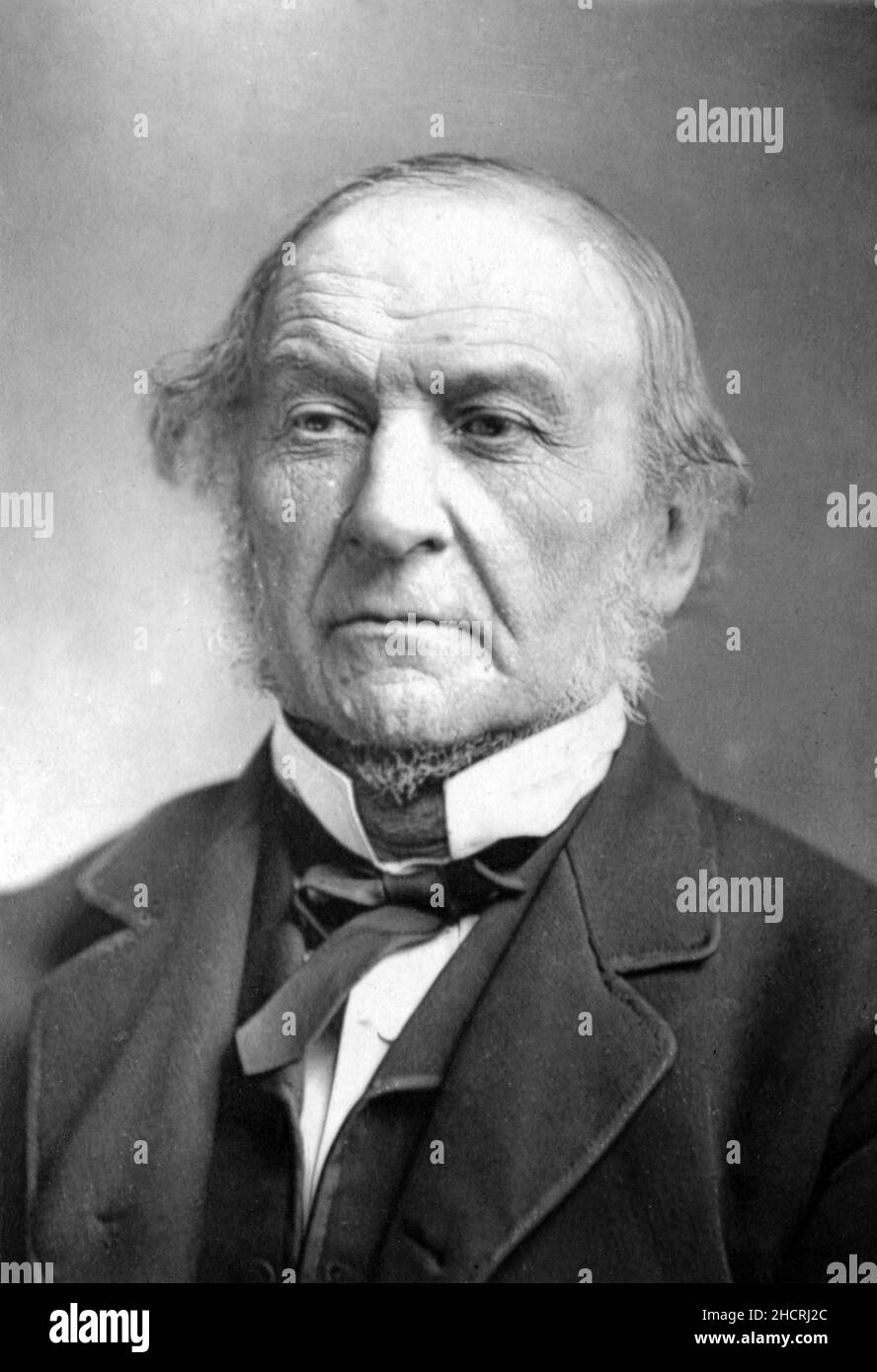 Portrait de William Ewart Gladstone, ancien Premier ministre de Grande-Bretagne Banque D'Images