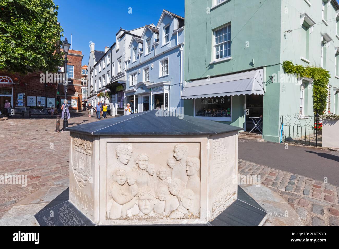 Angleterre, Dorset, Bridport, Bucky Doo Square Banque D'Images