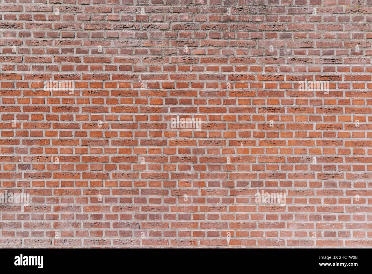 Vieux Mur de brique rouge texture background Banque D'Images