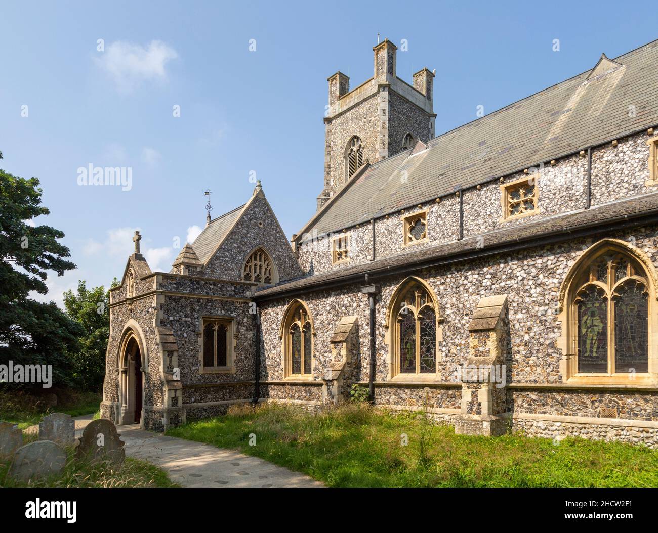Église paroissiale de Saint Pierre et Saint John, Kirkley, Lowestoft, Suffolk, Angleterre Banque D'Images