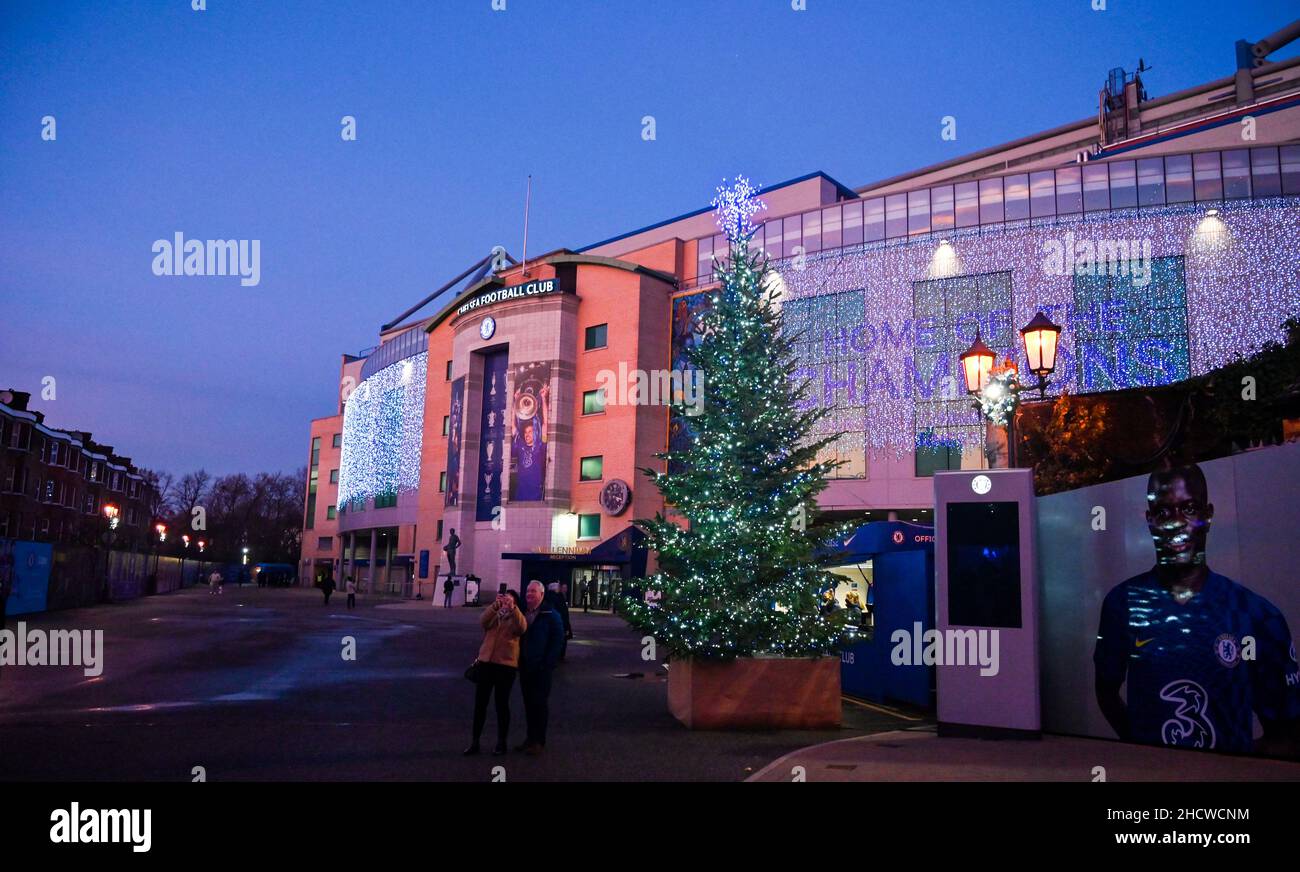 Lors du match de la Premier League entre Chelsea et Brighton & Hove Albion au Stamford Bridge, Londres, Royaume-Uni - 29th décembre 2021 - usage éditorial uniquement.Pas de merchandising.Pour les images de football, les restrictions FA et Premier League s'appliquent inc. Aucune utilisation Internet/mobile sans licence FAPL - pour plus de détails, contactez football Dataco Banque D'Images