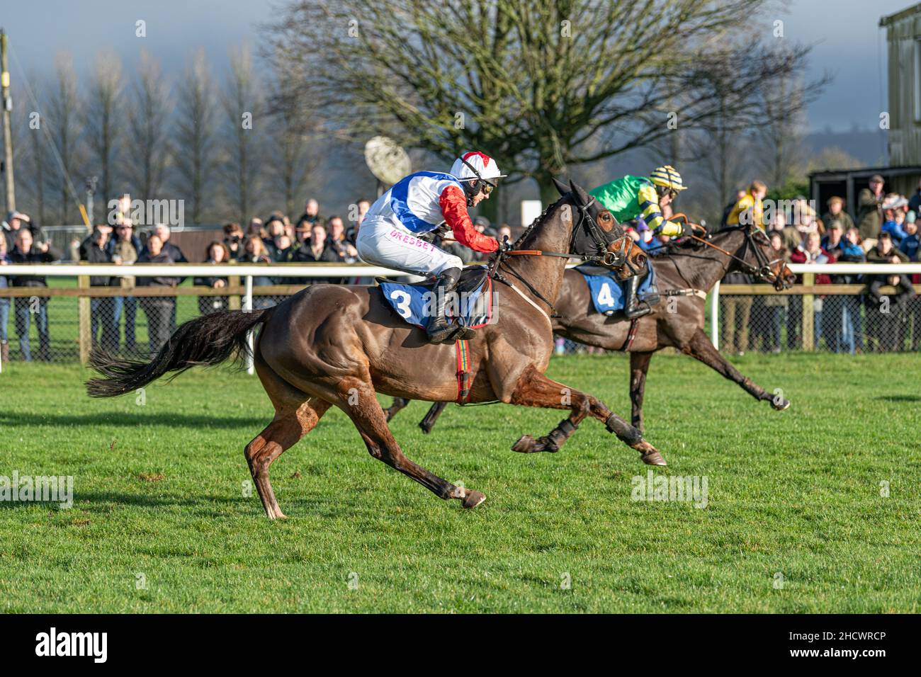 Courses du lendemain de Noël à Wincanton - course 1 Banque D'Images