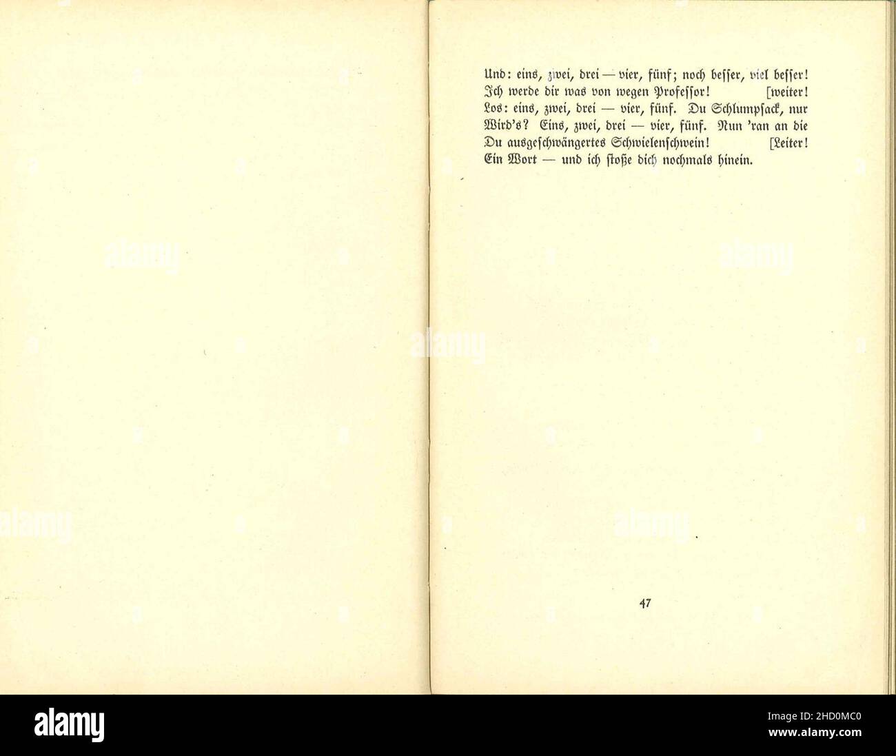 Ringelnatz turngedichte 1923 25. Banque D'Images