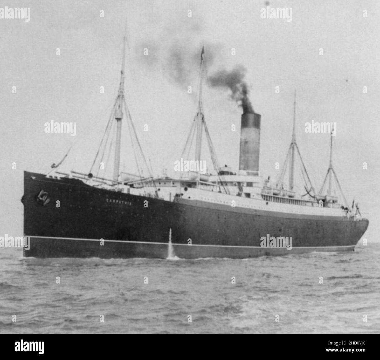 RMS-Carpathia (2). Banque D'Images