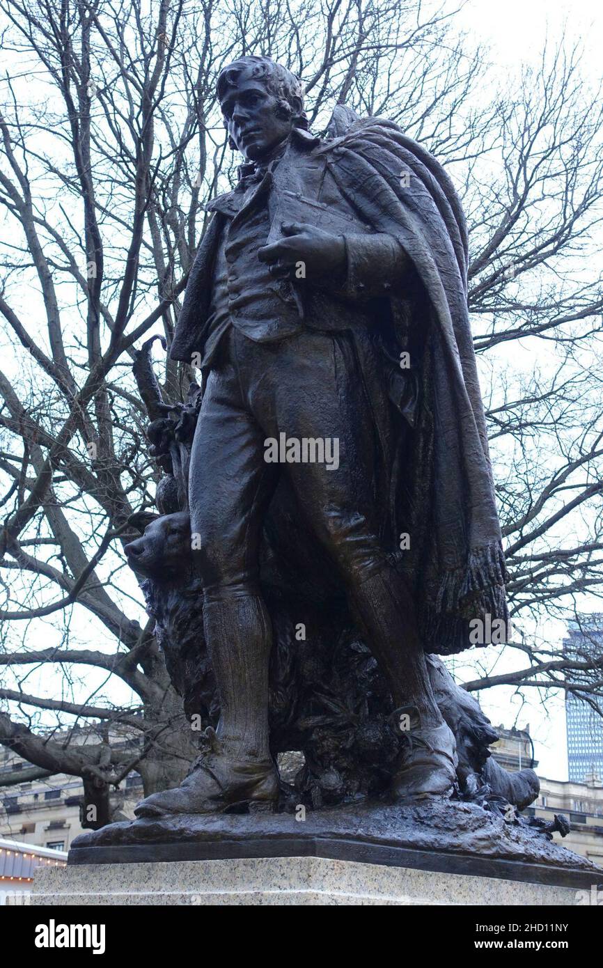 Robert Burns par Henry Hudson Kitson - Fenway - Boston, ma Banque D'Images