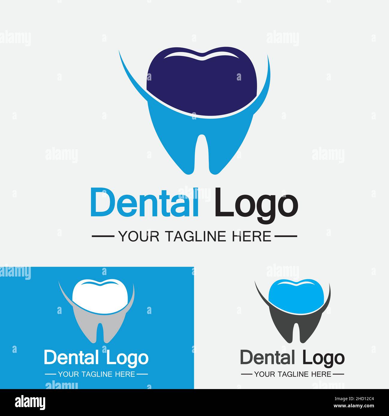 Modèle de vecteur de logo dentaire.logo Creative dentiste.Logo de la clinique dentaire Vector. Illustration de Vecteur