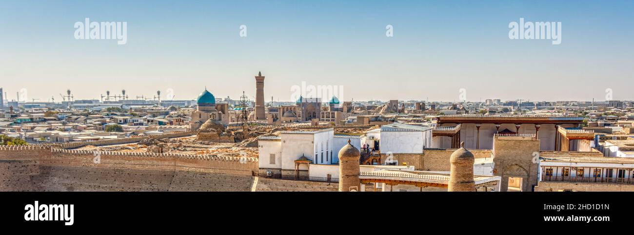 Monuments de Boukhara, Ouzbékistan Banque D'Images